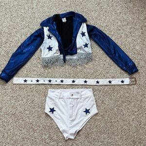 Fashion Nova Blue and White Star Outfit